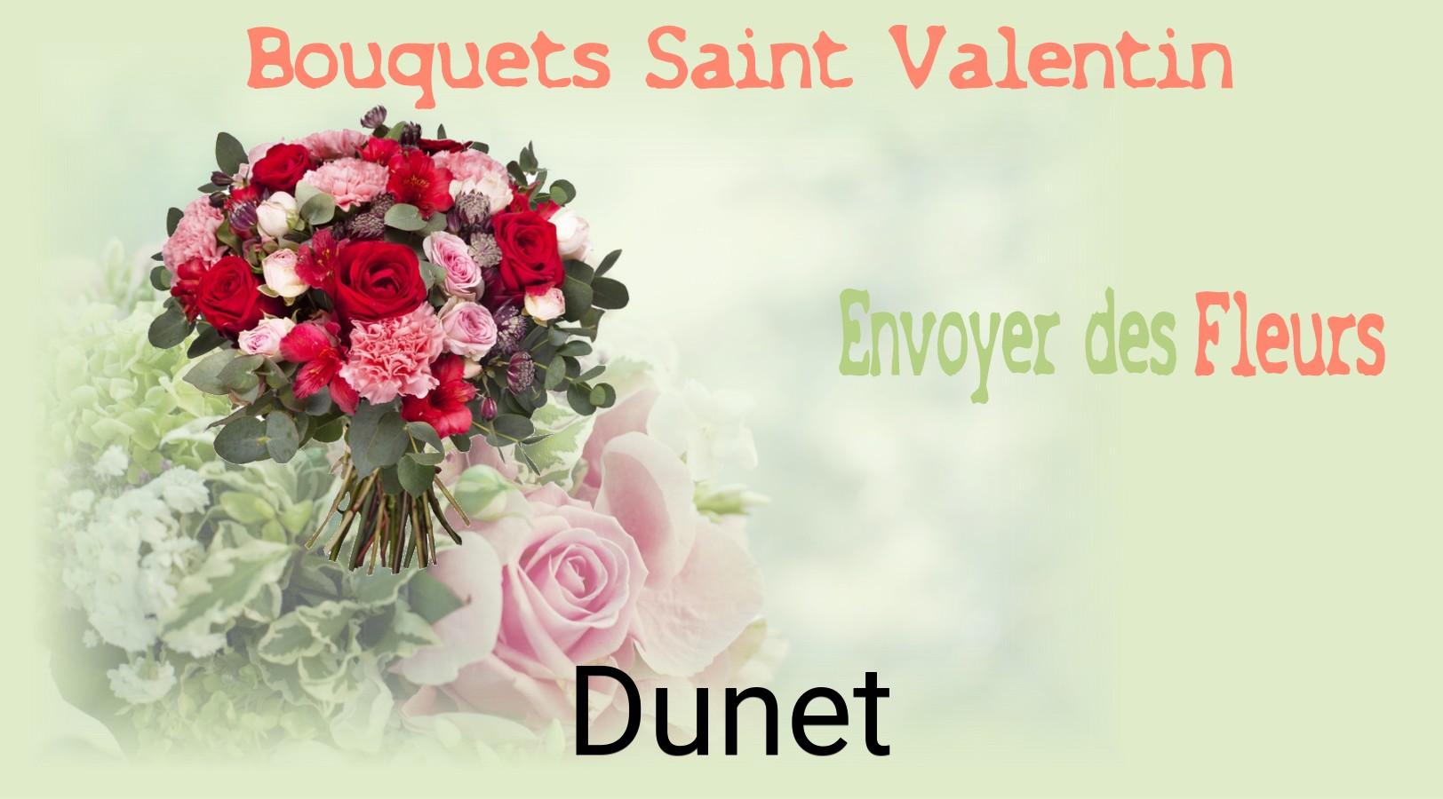 Roses de Saint-Valentin livrées à Dunet